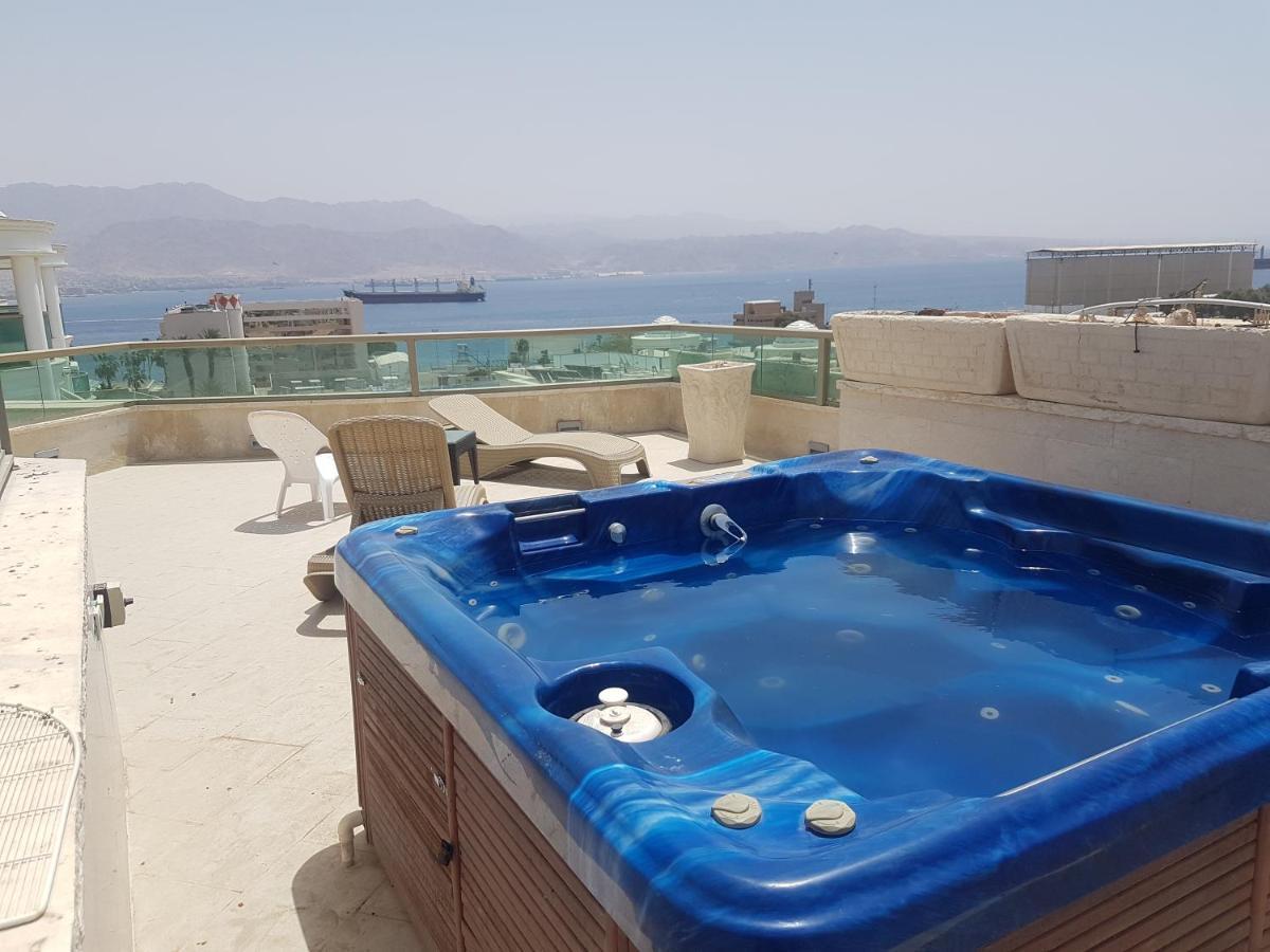 La-Palmore Luxury Apart-Residense Resort With Pool First Line Sea Side 埃拉特 外观 照片