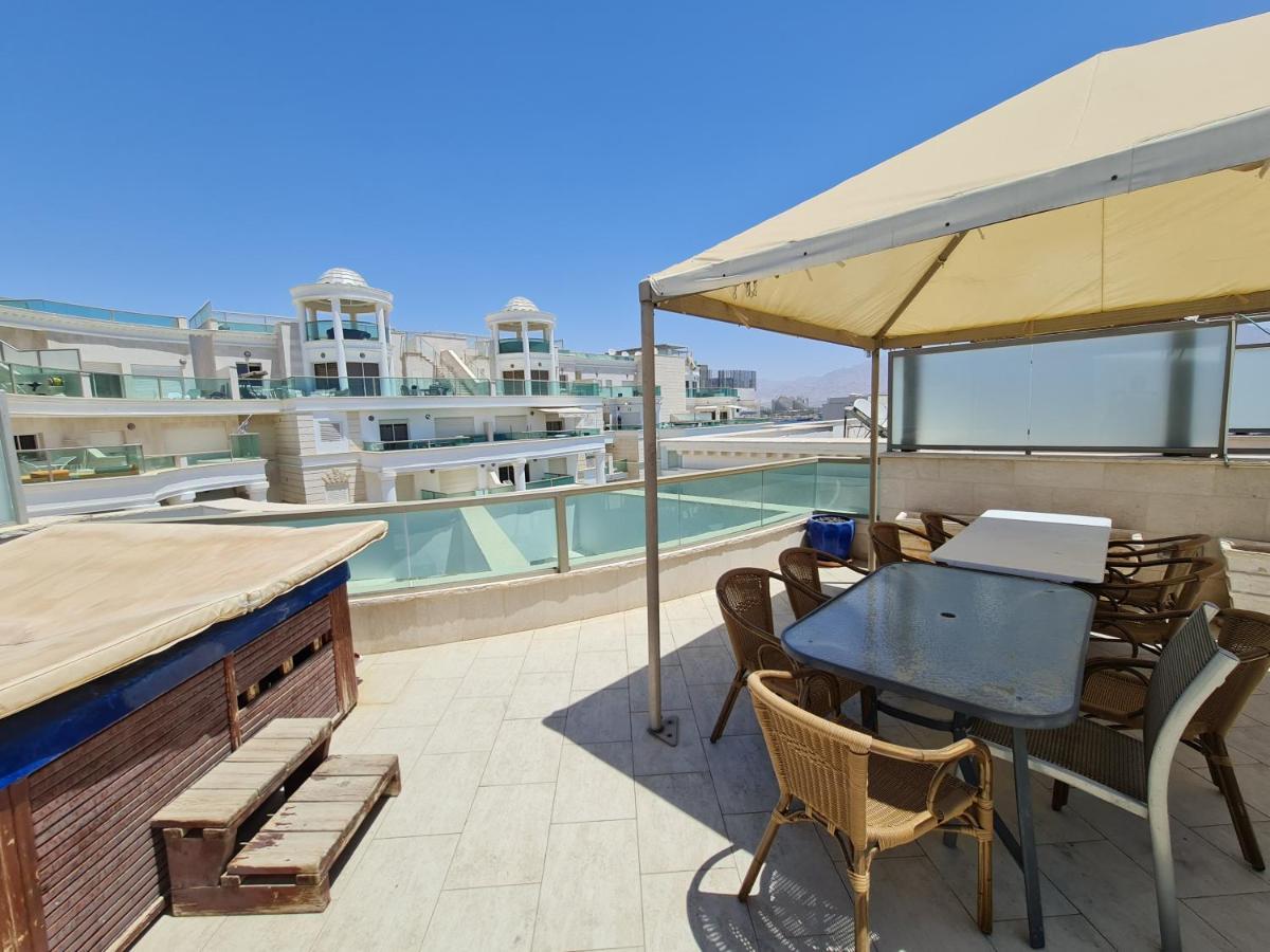 La-Palmore Luxury Apart-Residense Resort With Pool First Line Sea Side 埃拉特 外观 照片